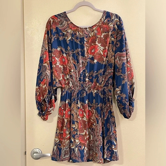 FREE PEOPLE NWOT‎ High Plains Printed Dress - Picture 6 of 9